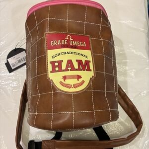 Novelty Ham Brown Backpack